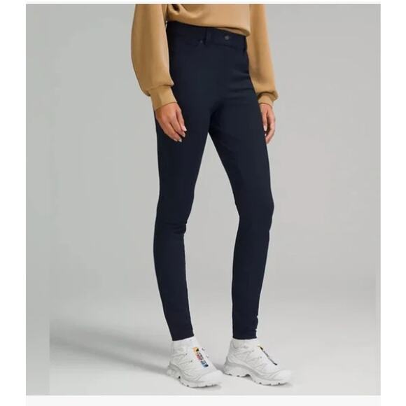 Lululemon Pants - City Sleek Slim-Fit 5 Pocket High-Rise Pant Navy